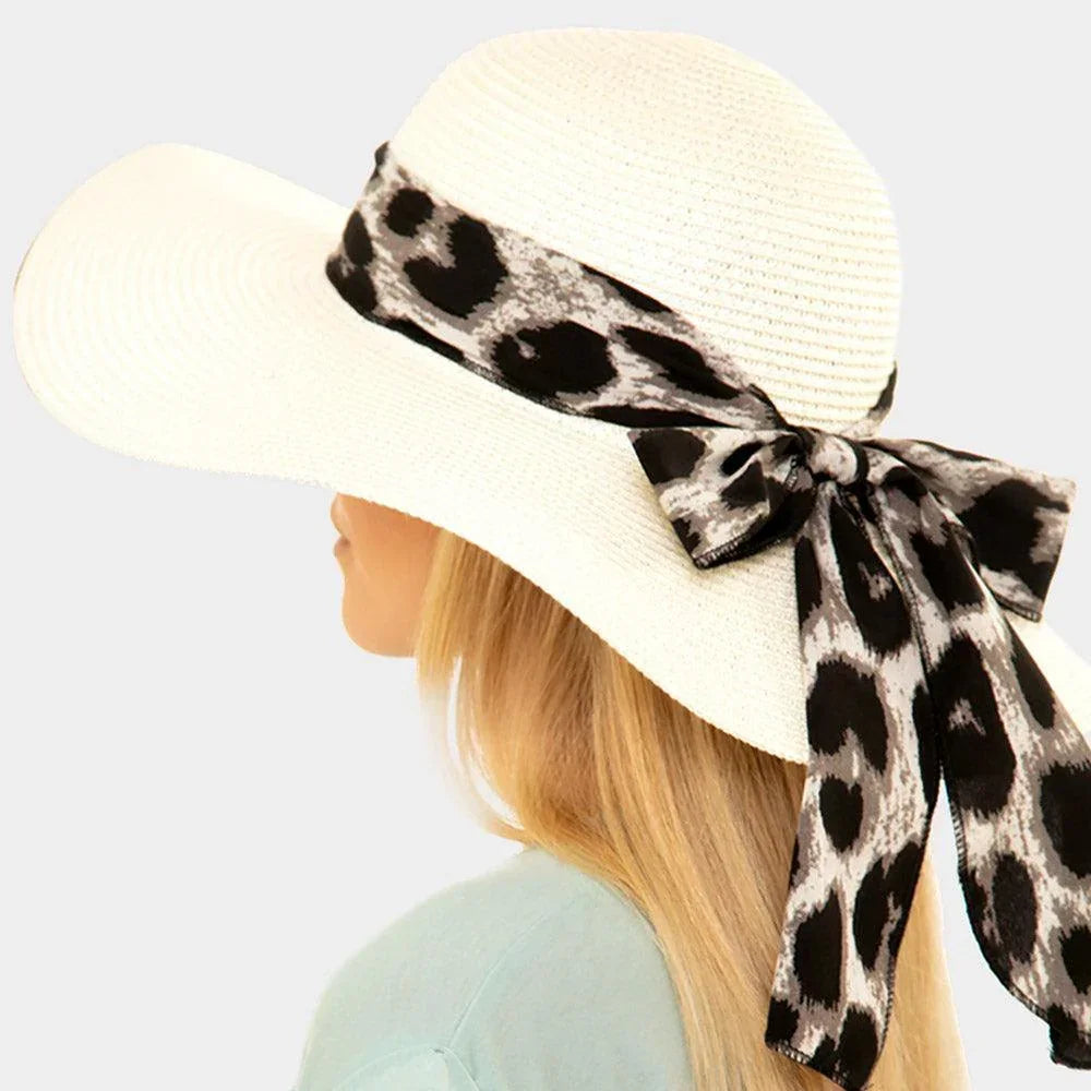 Leopard Summer Sun Hat - Jewelry Store by Erik Rayo