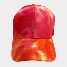 Load image into Gallery viewer, Tie Dye Mesh Back Vintage Baseball Cap
