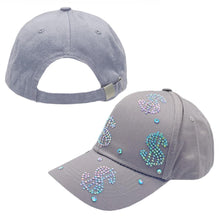 Load image into Gallery viewer, Bling Dollar Sign Patterned Baseball Cap

