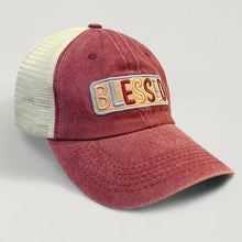 Load image into Gallery viewer, BLESSED Message Mesh Back Baseball Cap
