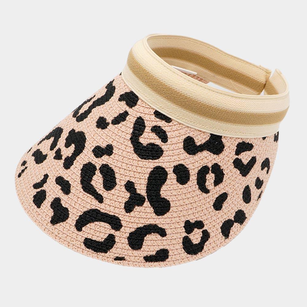 Leopard Patterned Visor Hat - Jewelry Store by Erik Rayo