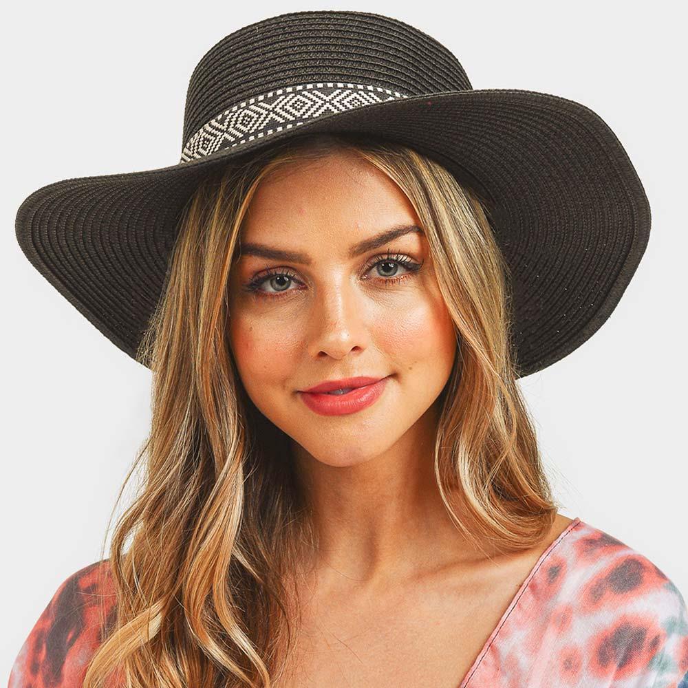 Tribal Band Panama Sun Hat - Jewelry Store by Erik Rayo