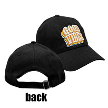 Load image into Gallery viewer, GOOD VIBES Message Baseball Cap
