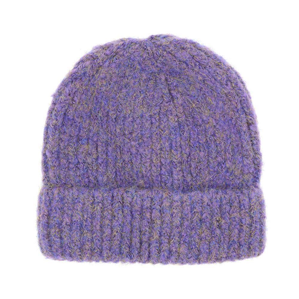 Fuzzy Mixed Color Knit Beanie Hat - Jewelry Store by Erik Rayo
