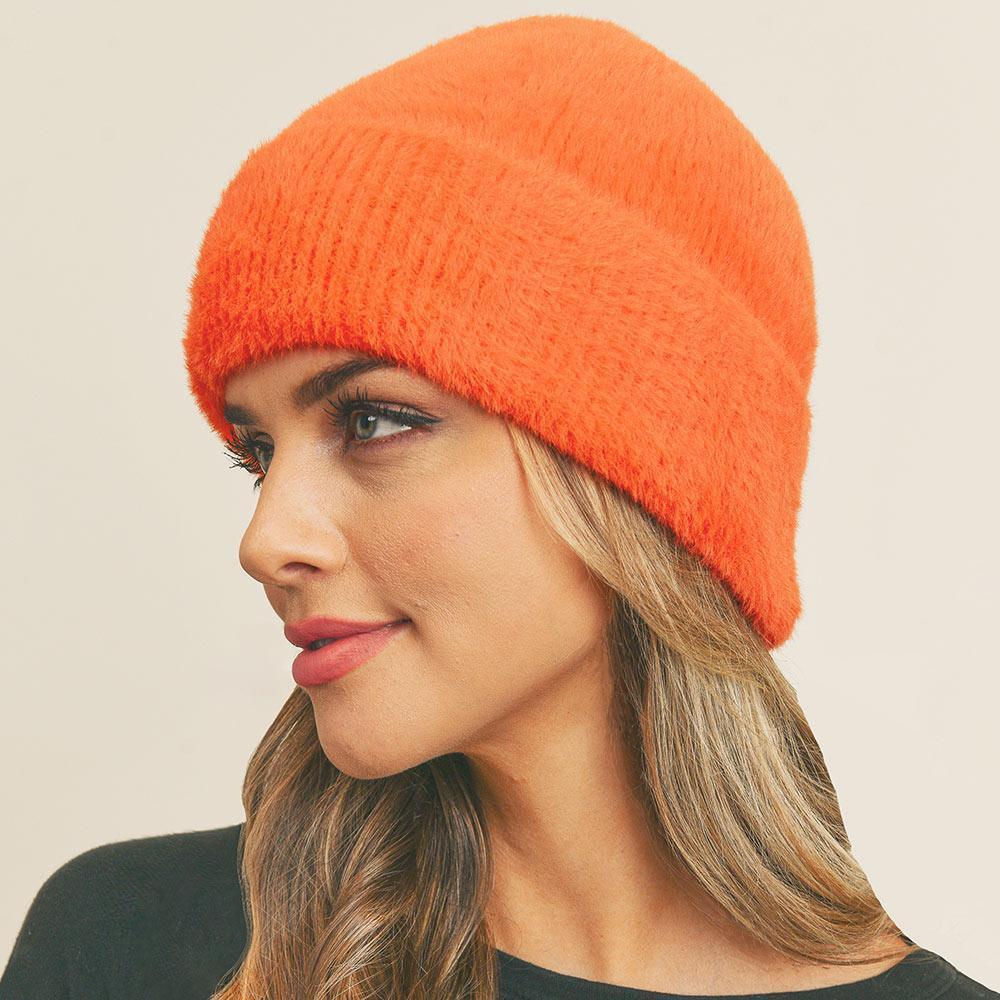 Fuzzy Solid Beanie Hat - Jewelry Store by Erik Rayo