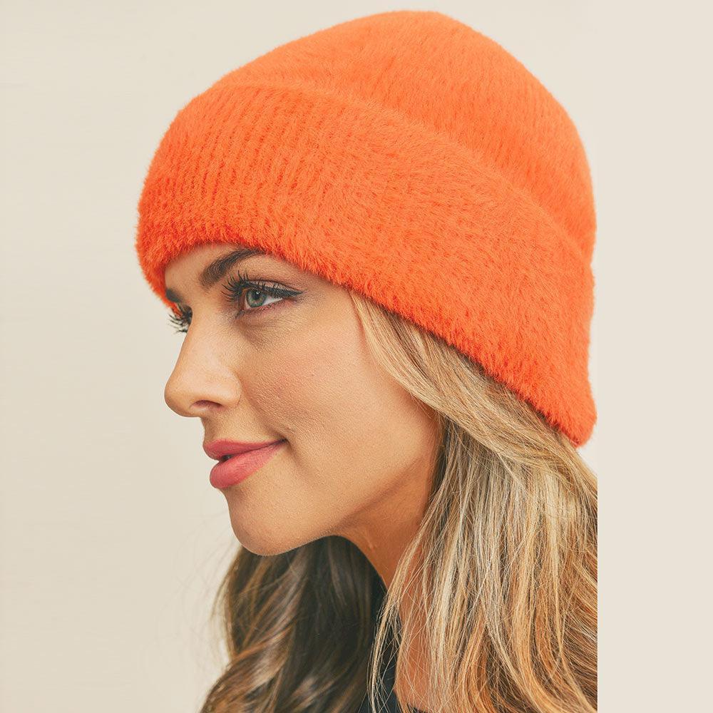 Fuzzy Solid Beanie Hat - Jewelry Store by Erik Rayo