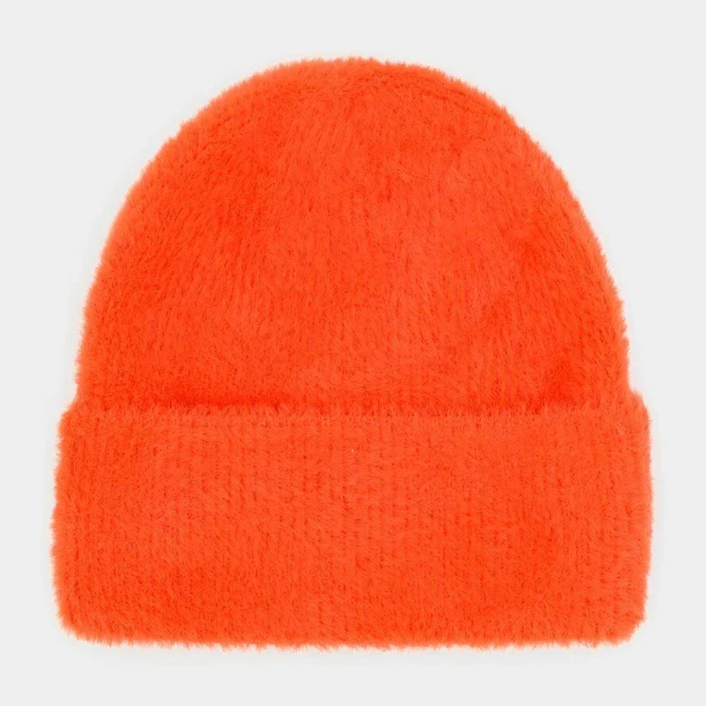 Fuzzy Solid Beanie Hat - Jewelry Store by Erik Rayo