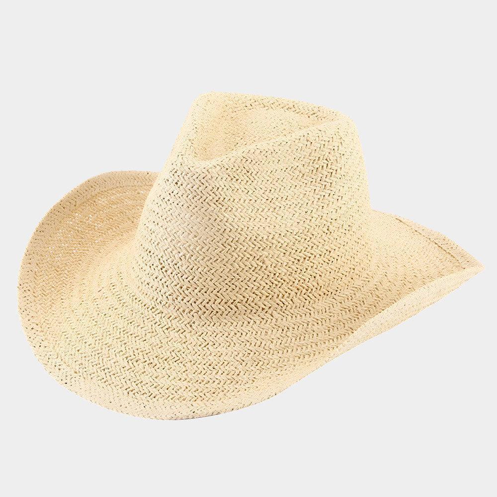 Weave Panama Cowboy Straw Hat - Jewelry Store by Erik Rayo