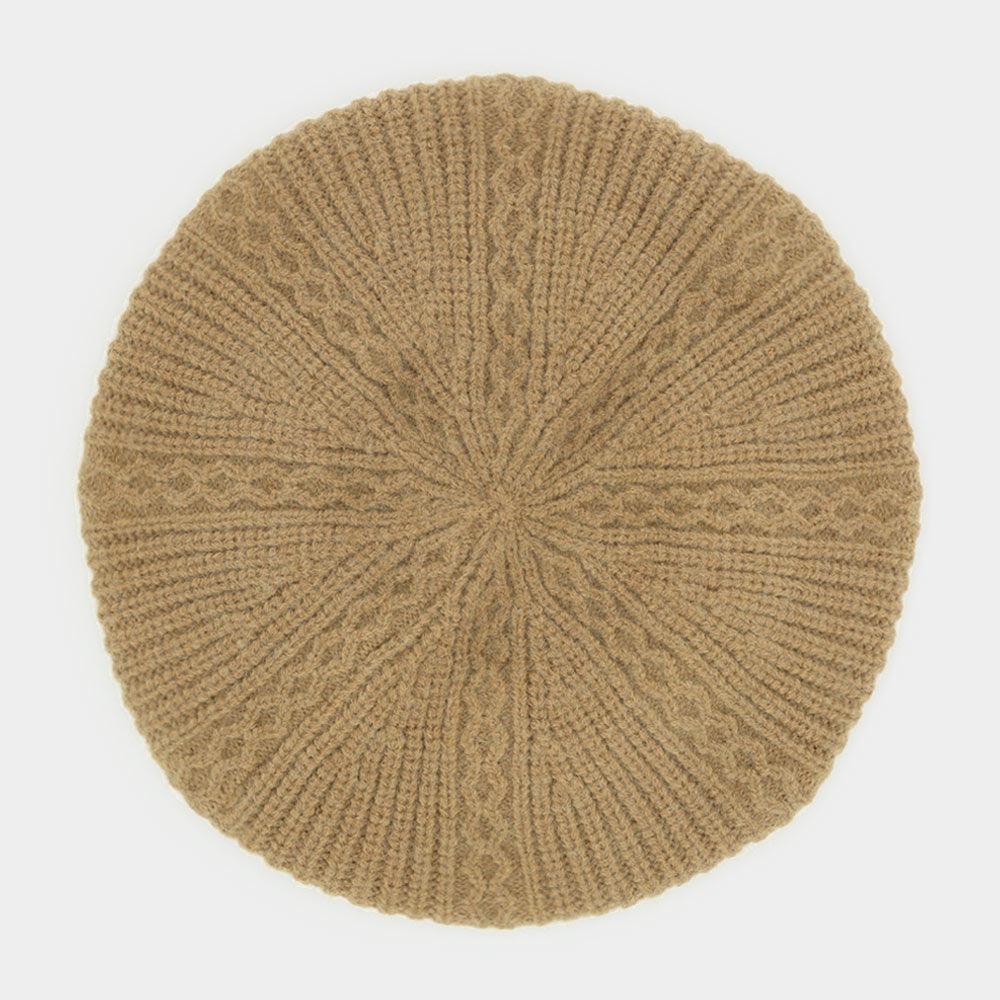 Solid Knit Beret Hat - Jewelry Store by Erik Rayo
