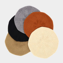 Load image into Gallery viewer, Solid Knit Beret Hat
