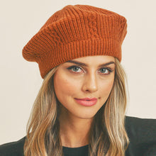 Load image into Gallery viewer, Solid Knit Beret Hat
