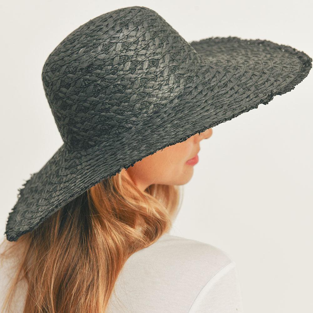 Trim Detailed Solid Straw Sun Hat - Jewelry Store by Erik Rayo