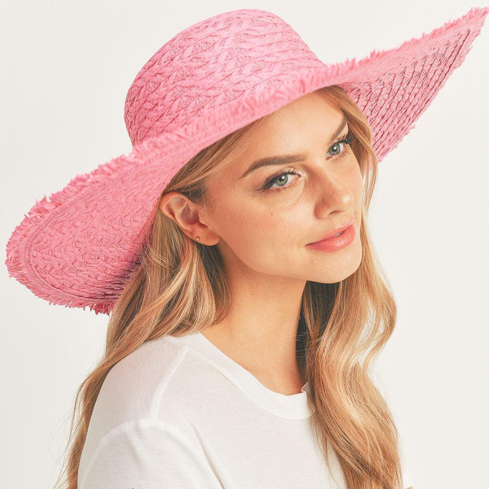 Trim Detailed Solid Straw Sun Hat - Jewelry Store by Erik Rayo