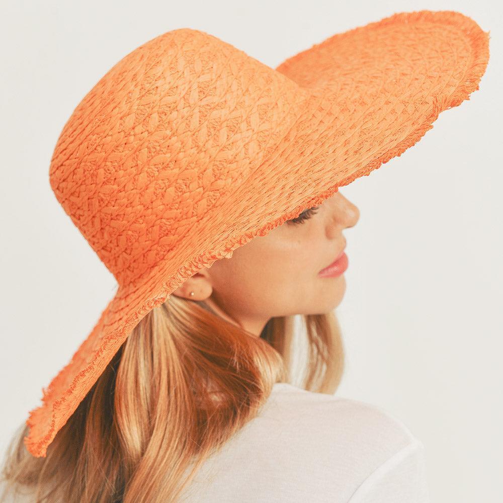 Trim Detailed Solid Straw Sun Hat - Jewelry Store by Erik Rayo