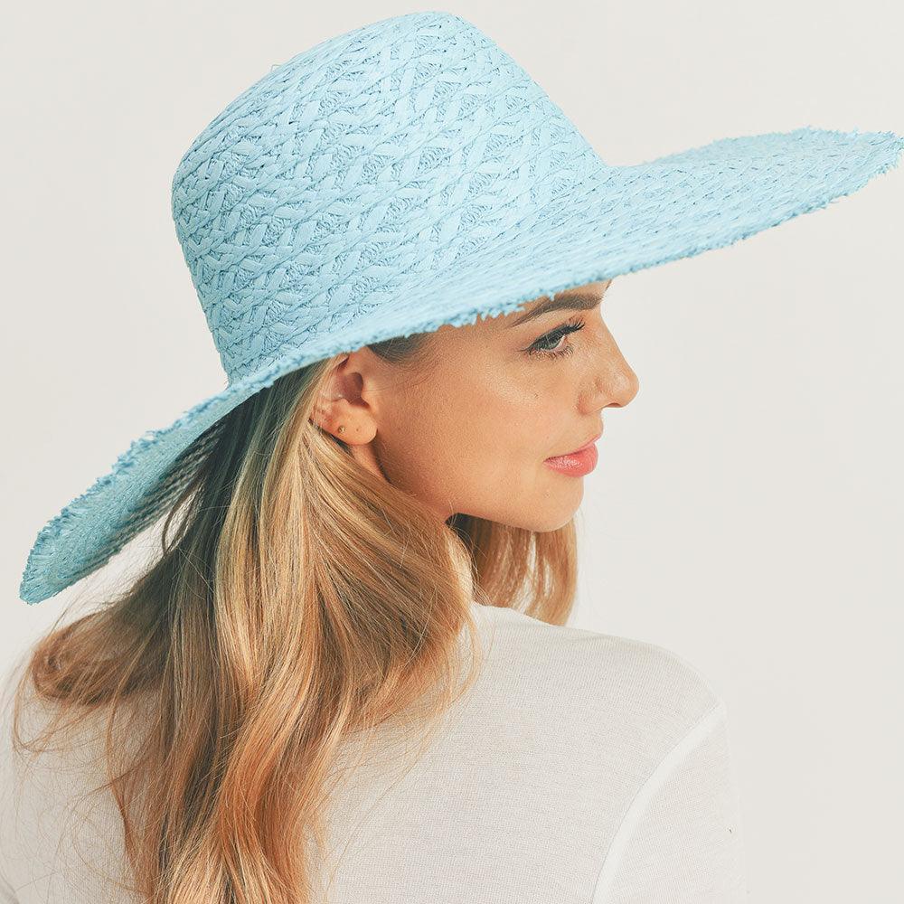 Trim Detailed Solid Straw Sun Hat - Jewelry Store by Erik Rayo