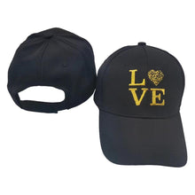 Load image into Gallery viewer, Love Message Leopard Patterned Heart Baseball Cap
