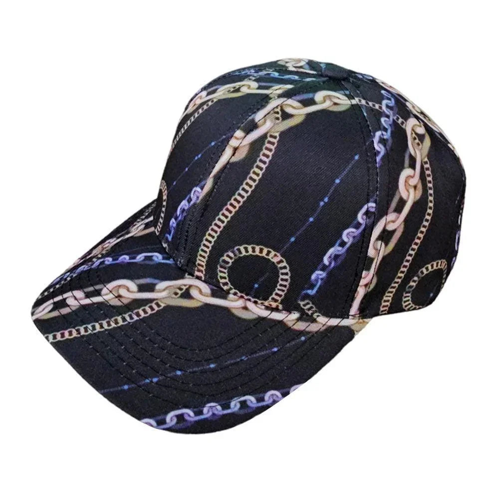 Chain Patterned Baseball Cap - Jewelry Store by Erik Rayo