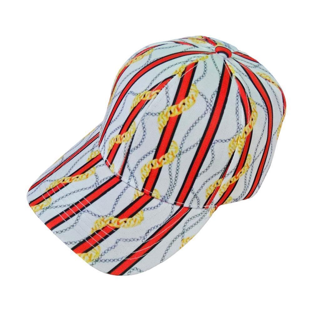 Chain Patterned Baseball Cap - Jewelry Store by Erik Rayo