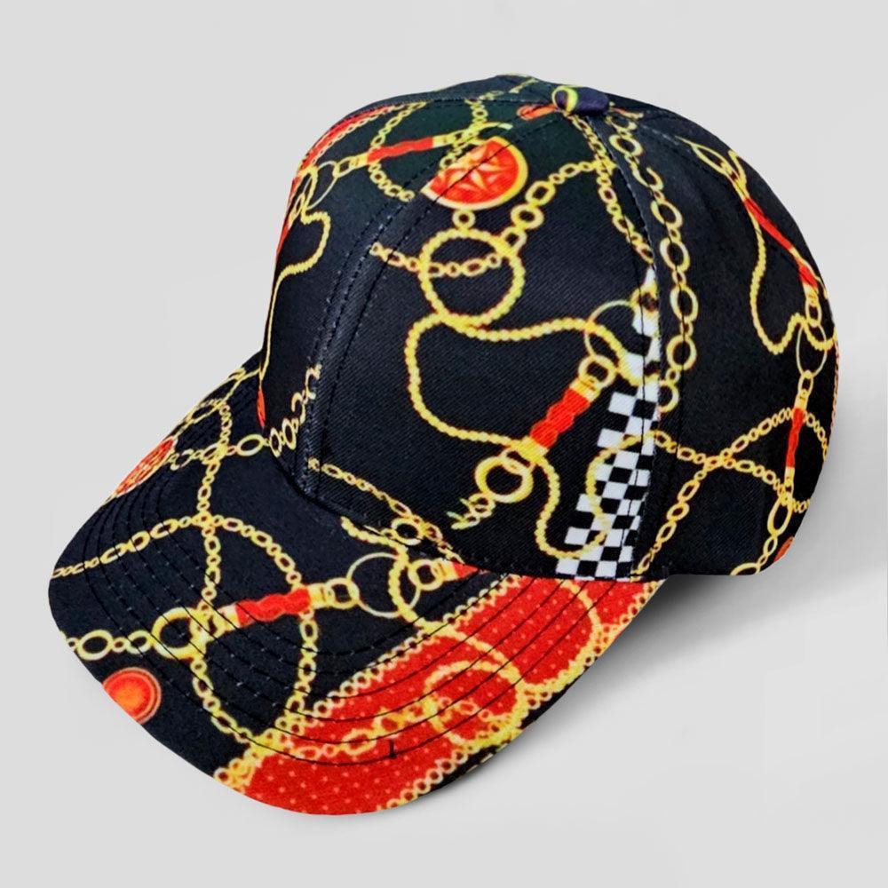 Chain Patterned Baseball Cap - Jewelry Store by Erik Rayo