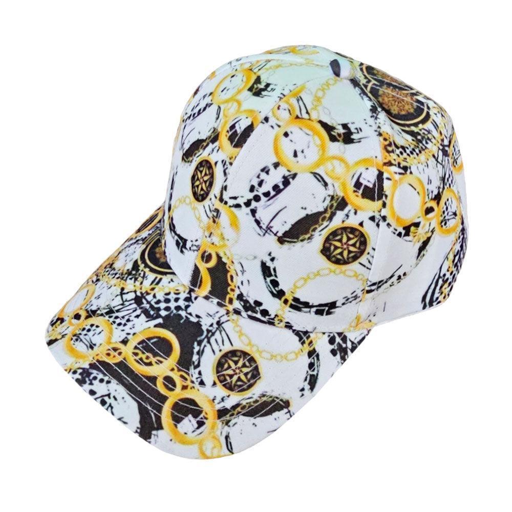 Chain Patterned Baseball Cap - Jewelry Store by Erik Rayo