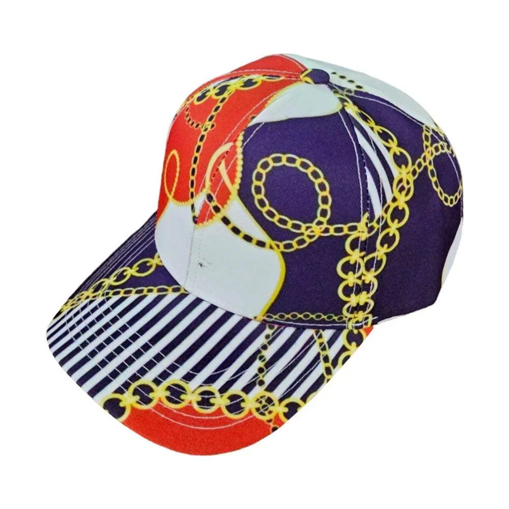 Chain Patterned Baseball Cap - Jewelry Store by Erik Rayo