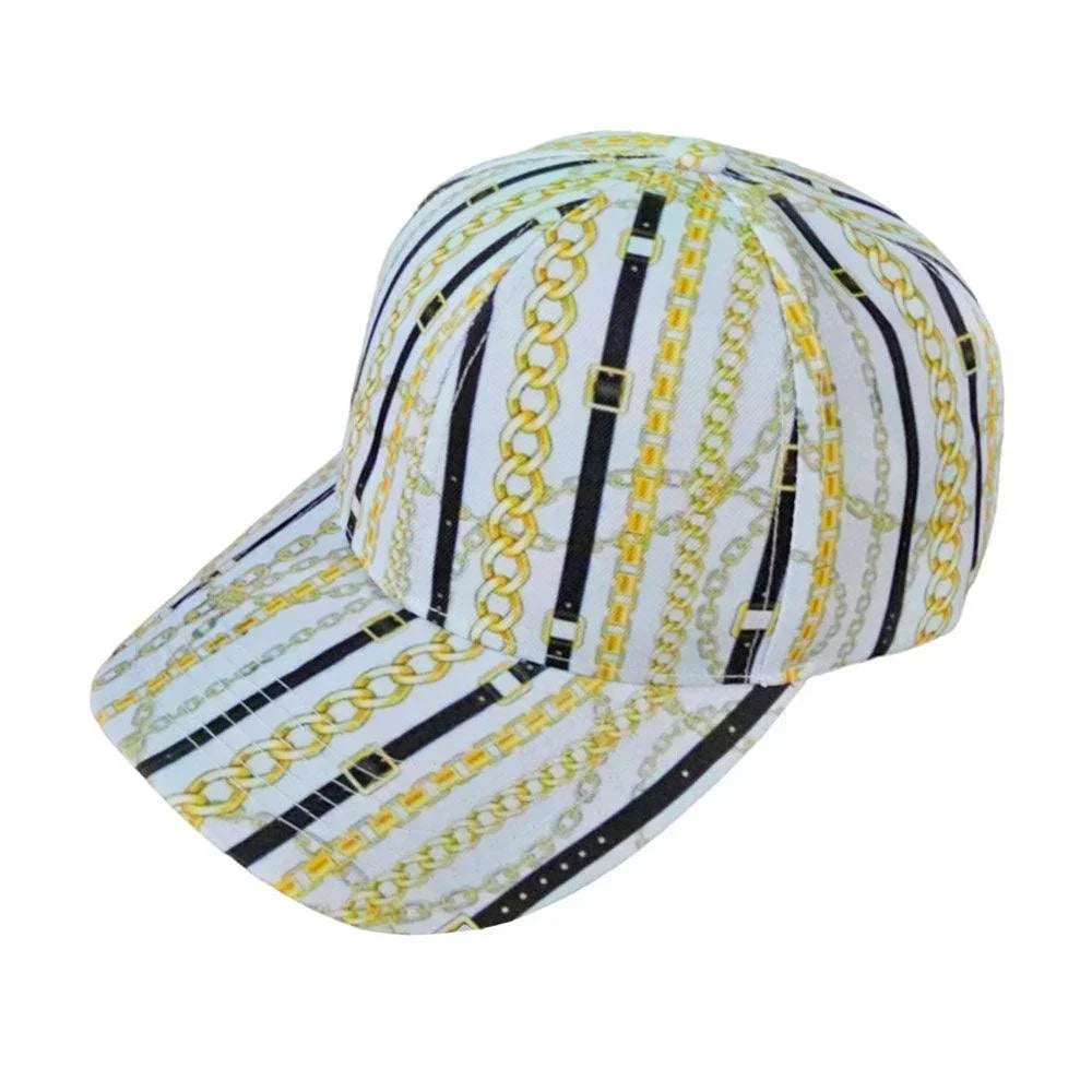 Chain Patterned Baseball Cap - Jewelry Store by Erik Rayo