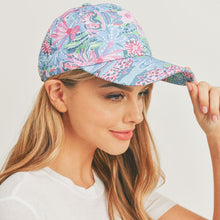 Load image into Gallery viewer, Abstract Floral Patterned Baseball Cap
