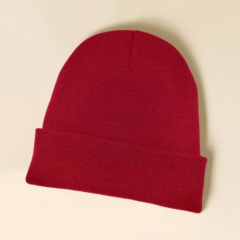 Solid Knit Beanie Hat - Jewelry Store by Erik Rayo