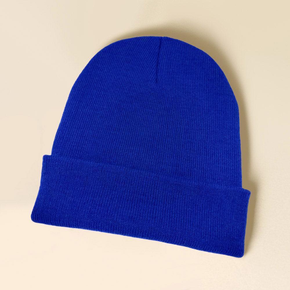 Solid Knit Beanie Hat - Jewelry Store by Erik Rayo