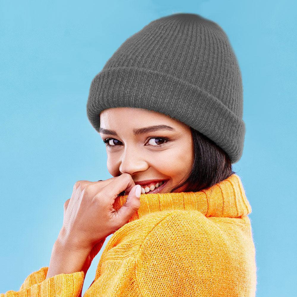 Solid Knit Beanie Hat - Jewelry Store by Erik Rayo