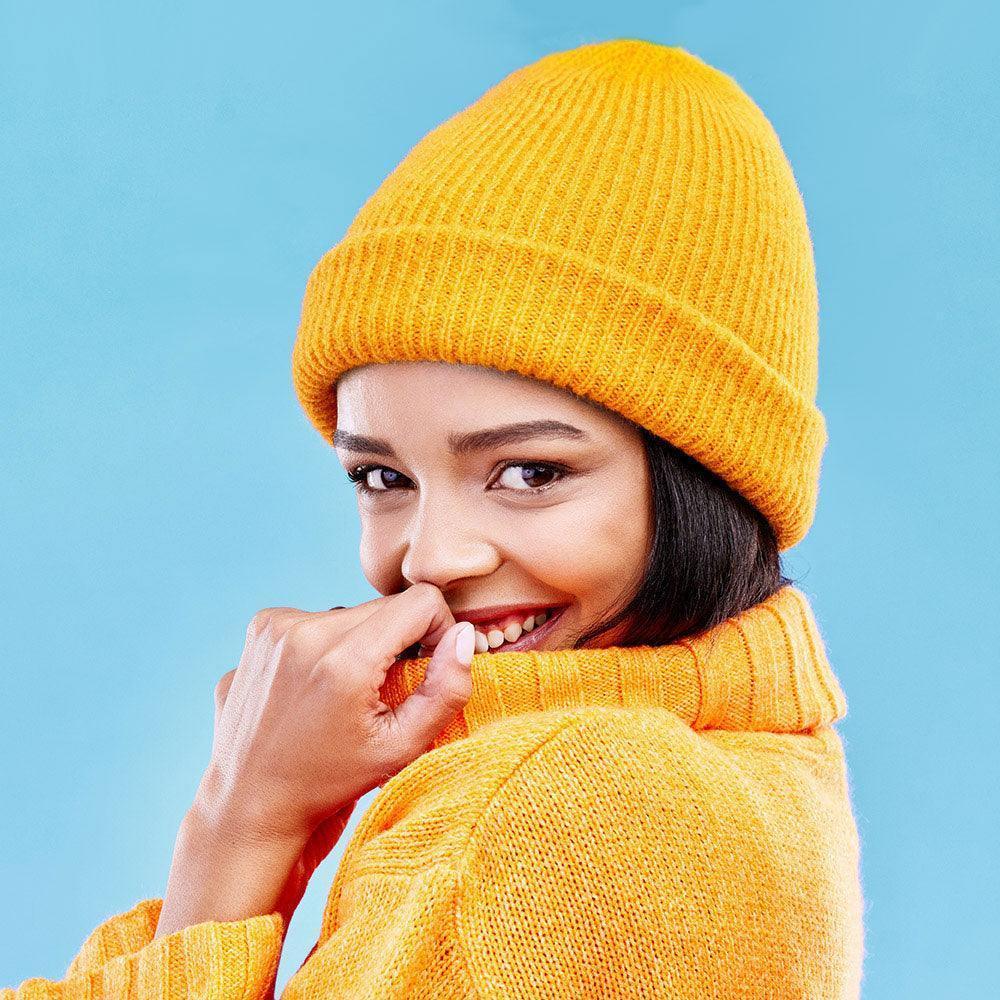 Solid Knit Beanie Hat - Jewelry Store by Erik Rayo