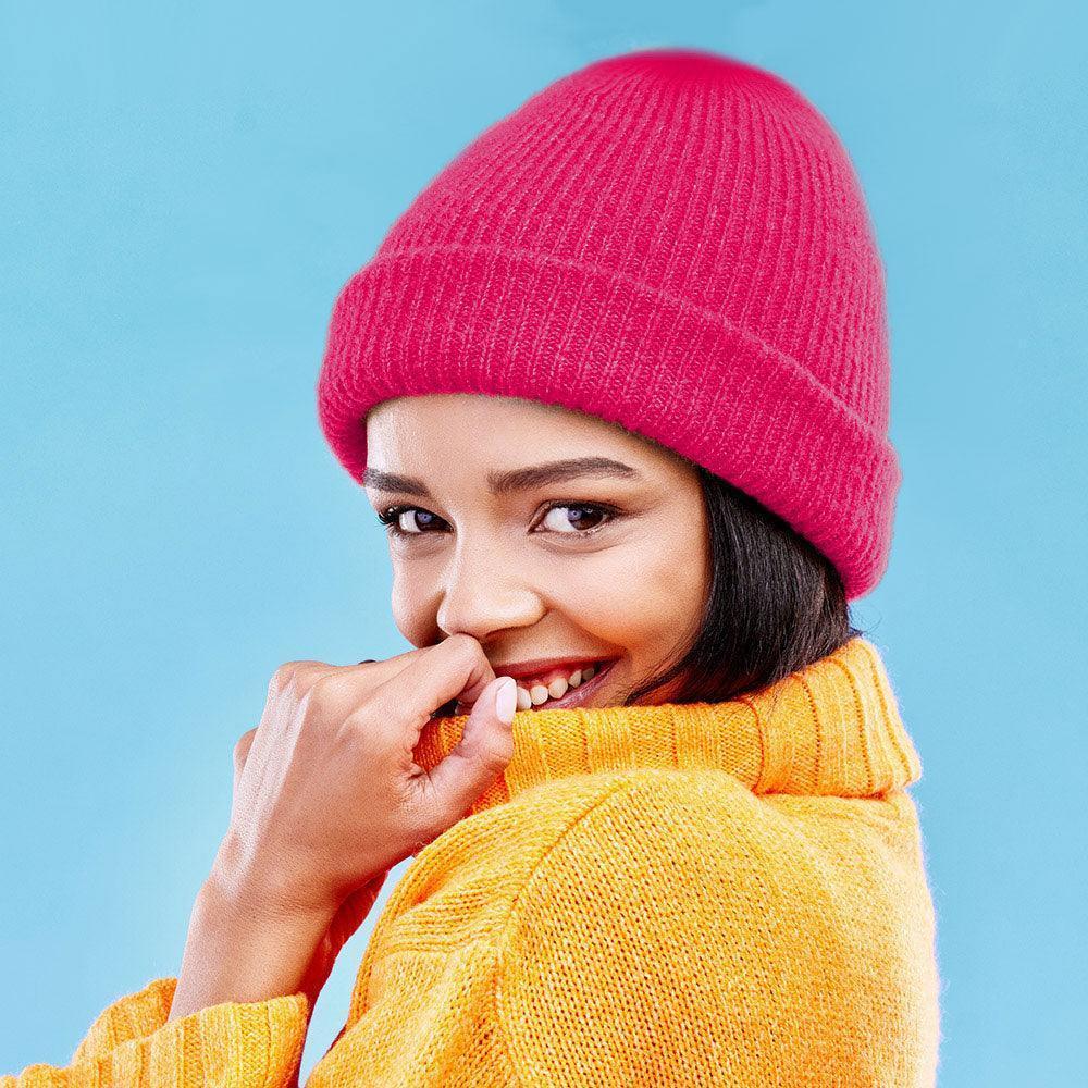 Solid Knit Beanie Hat - Jewelry Store by Erik Rayo