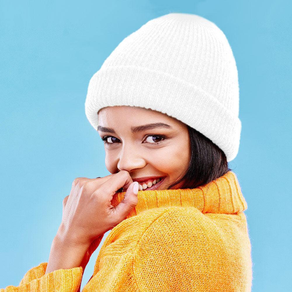 Solid Knit Beanie Hat - Jewelry Store by Erik Rayo