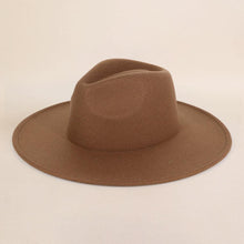 Load image into Gallery viewer, Solid Fedora Panama Hat
