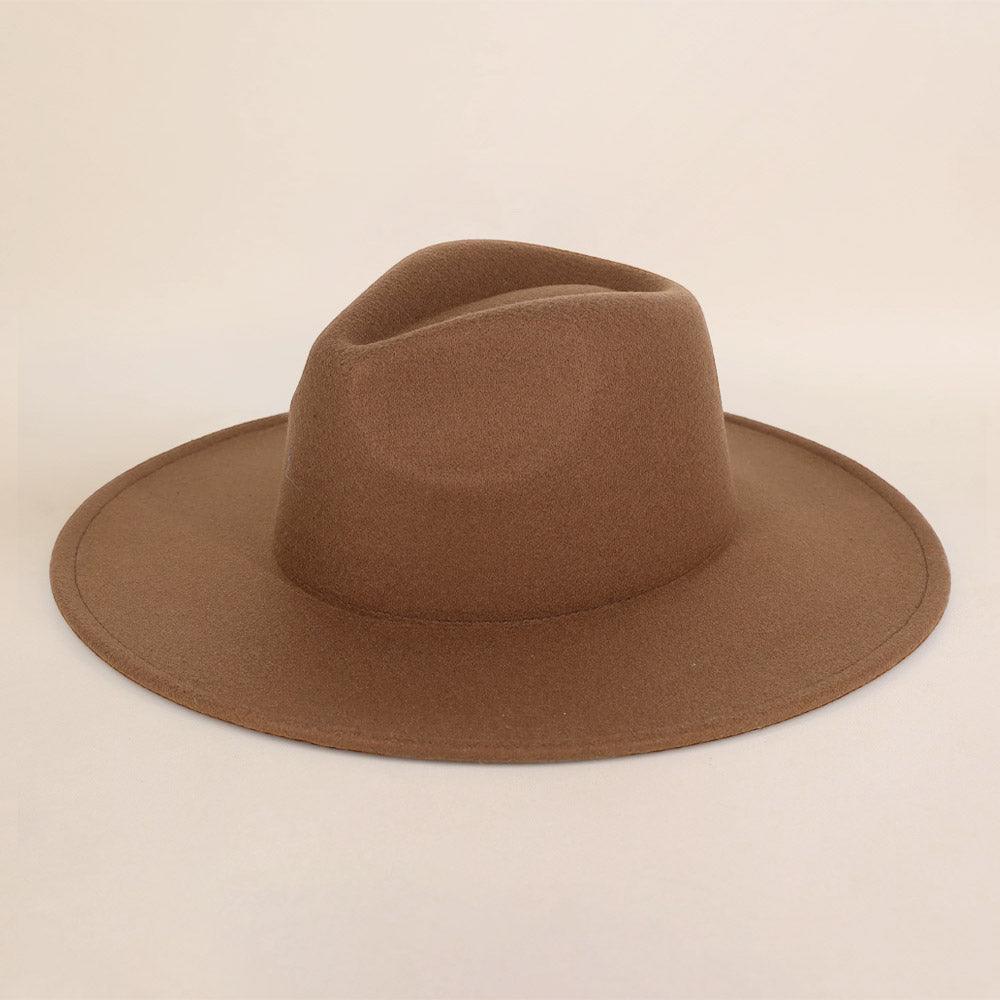 Solid Fedora Panama Hat