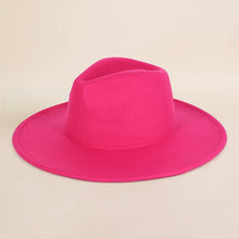 Load image into Gallery viewer, Solid Fedora Panama Hat
