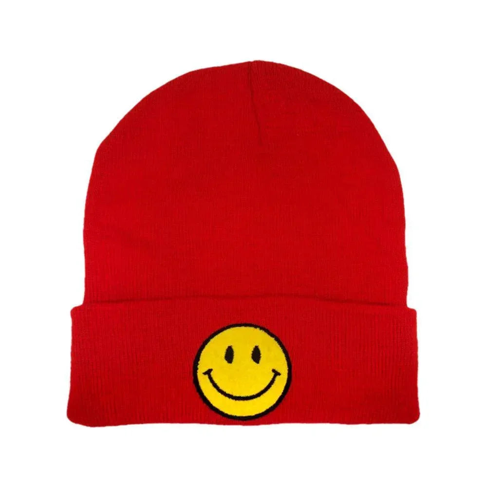 Smile Pointed Solid Knit Beanie Hat - Jewelry Store by Erik Rayo