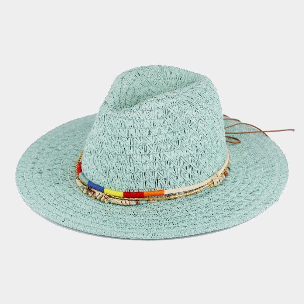 Multi Band Straw Sun Hat - Jewelry Store by Erik Rayo
