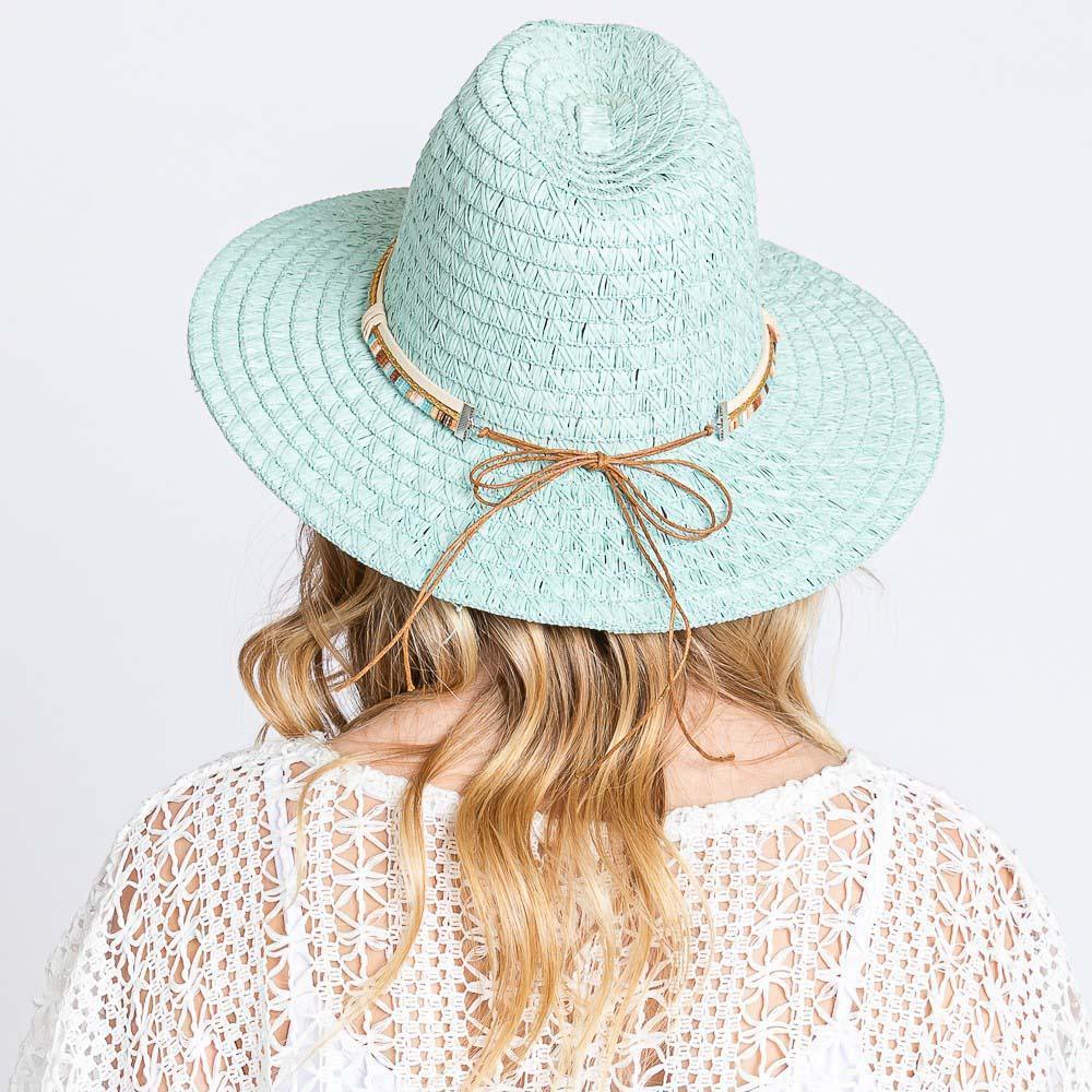 Multi Band Straw Sun Hat - Jewelry Store by Erik Rayo