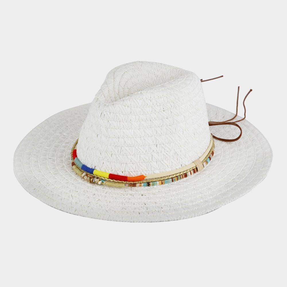 Multi Band Straw Sun Hat - Jewelry Store by Erik Rayo