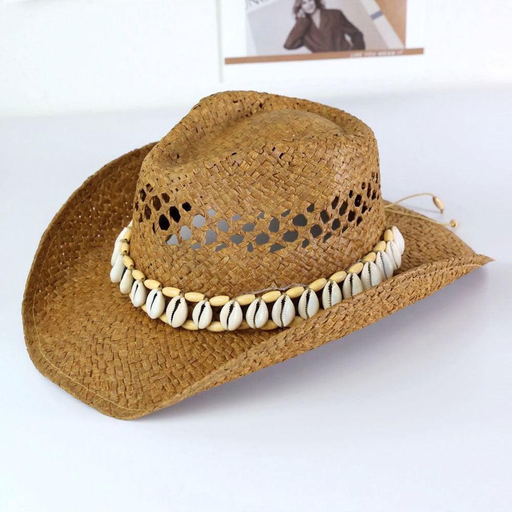 Seashells Band Cowboy Cowgirl Handmade Hat - Jewelry Store by Erik Rayo