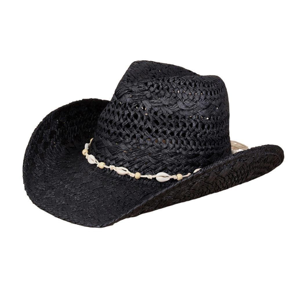 Bead Shells Band Cowboy Cowgirl Handmade Hat - Jewelry Store by Erik Rayo