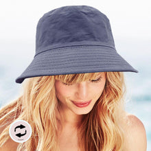 Load image into Gallery viewer, Reversible Solid Bucket Hat
