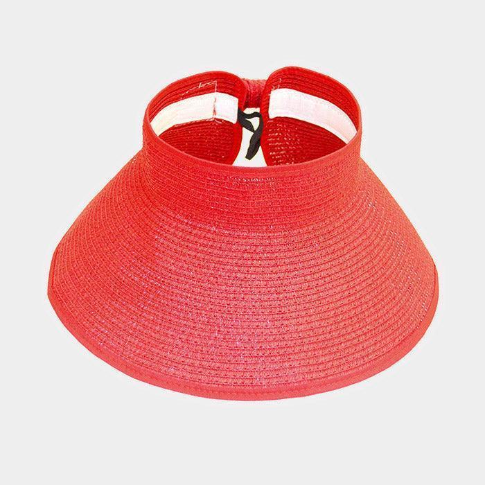 Roll Up Foldable Large Brim Sun Visor Hat - Jewelry Store by Erik Rayo