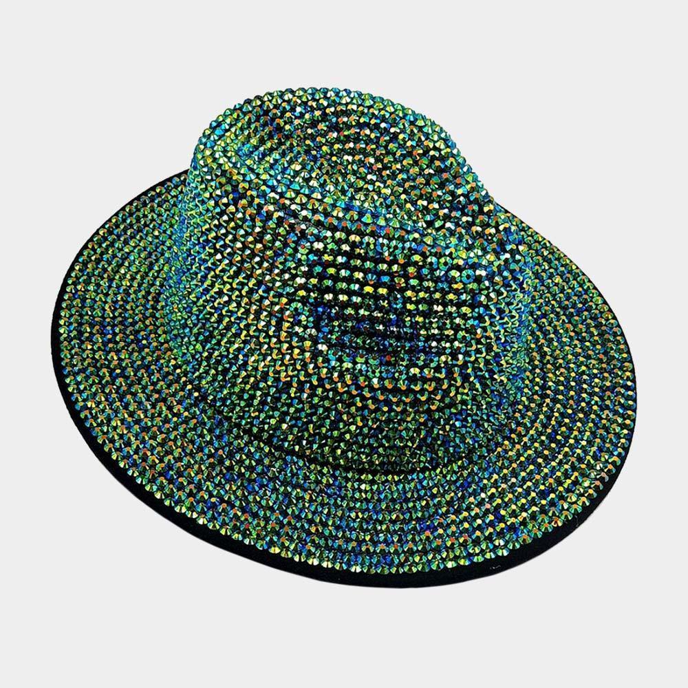 Bling Studded Panama Hat - Jewelry Store by Erik Rayo