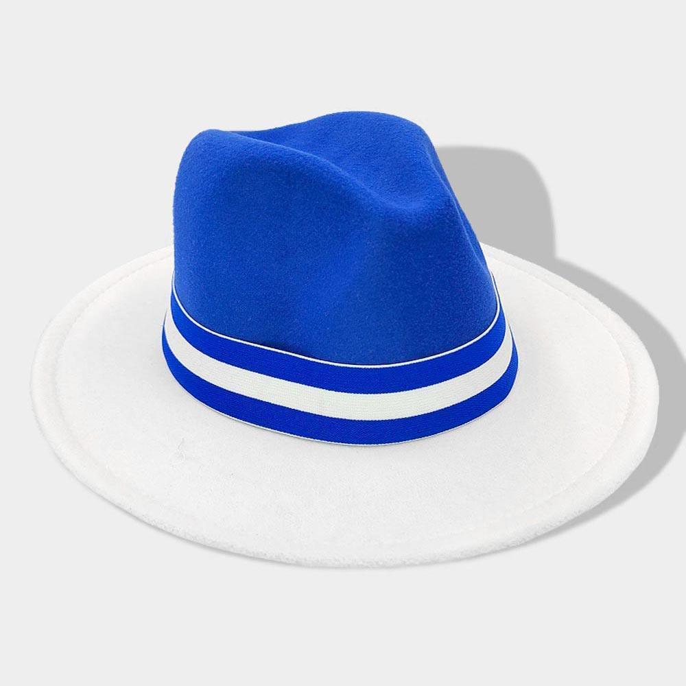 Color Blocked Fedora Hat - Jewelry Store by Erik Rayo