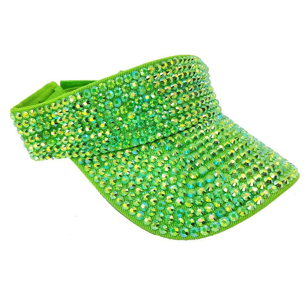 Bling Studded Visor Hat - Jewelry Store by Erik Rayo