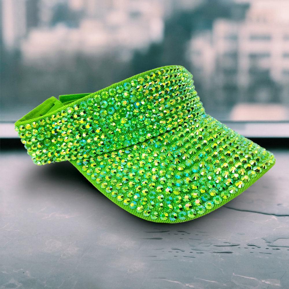 Bling Studded Visor Hat - Jewelry Store by Erik Rayo