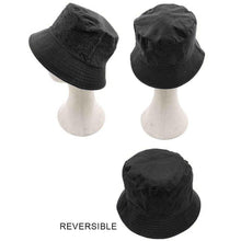 Load image into Gallery viewer, Bling Solid Reversible Bucket Hat
