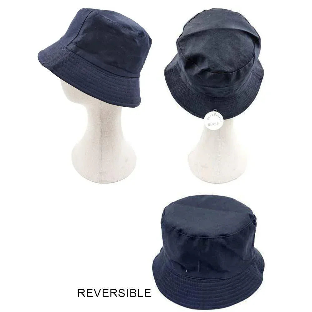 Queen Message Solid Reversible Bucket Hat - Jewelry Store by Erik Rayo